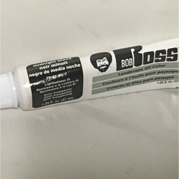 Bob Ross Landscape oil Paint 1.25oz Midnight Black - Picture 1 of 2